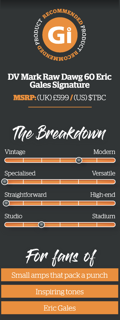 DV MARK ERIC GALES COMBO  REVIEW - Guitar Interactive Magazine